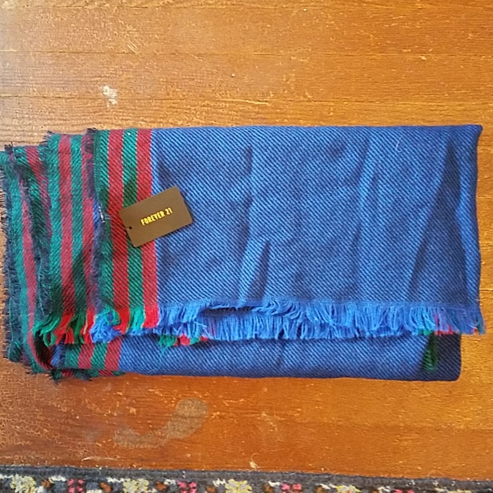 NWT Forever 21- colorful blanket scarf